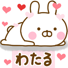 [LINEスタンプ] 好きすぎる❤わたる❤に送るスタンプ