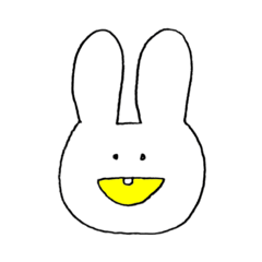 [LINEスタンプ] うさぴのうれしくって普通の毎日1の画像（メイン）