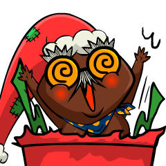 [LINEスタンプ] クリスマスのもかどど (英文)