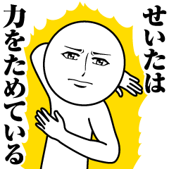 [LINEスタンプ] せいたの真顔の名前スタンプ