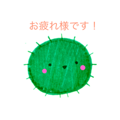 [LINEスタンプ] 可愛いマリモ 敬語編