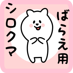 [LINEスタンプ] ばらえ用 シロクマしろたん