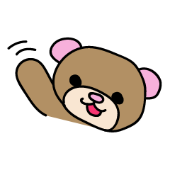 [LINEスタンプ] くまのぴっちゃん