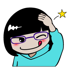 [LINEスタンプ] 眼鏡女子スタンプ