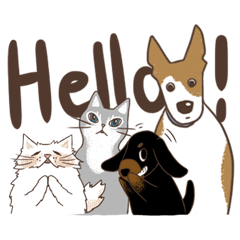 [LINEスタンプ] Ifurry_Hello