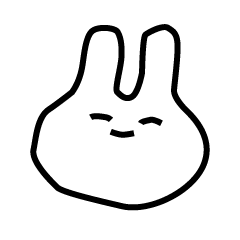 [LINEスタンプ] うさぎとねこもどき