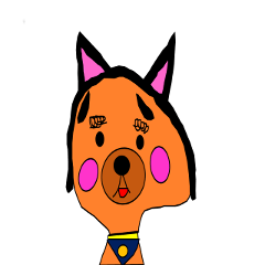 [LINEスタンプ] the dog called kunkun