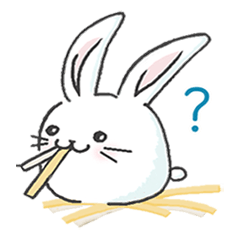 [LINEスタンプ] The adorkable rabbit