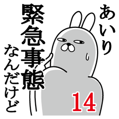 [LINEスタンプ] あいりが使う面白名前スタンプ14