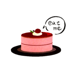 [LINEスタンプ] ケーキ(eat me)