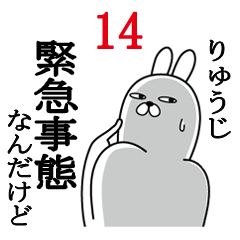 [LINEスタンプ] りゅうじが使う面白名前スタンプ14