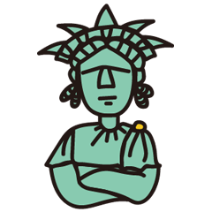 [LINEスタンプ] Not free goddess