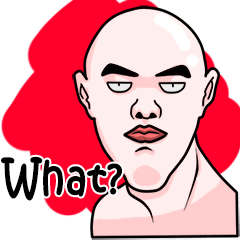 [LINEスタンプ] IBOtak : Weird Bald Guy