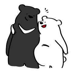 [LINEスタンプ] Bear Talk Bear Say