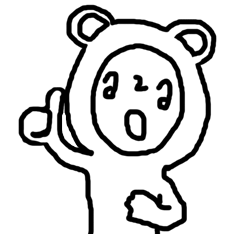 [LINEスタンプ] Bear Draw 1