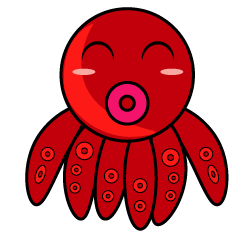 [LINEスタンプ] octopus-TACO