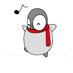 [LINEスタンプ] the little penguin