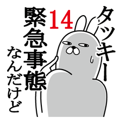 [LINEスタンプ] タッキーが使う面白名前スタンプ14