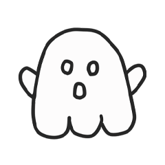 [LINEスタンプ] good ghost