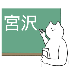 [LINEスタンプ] 宮沢さん専用！便利な名前スタンプ