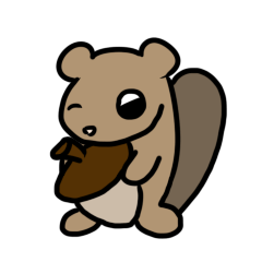 [LINEスタンプ] The squirrel squirrelchan