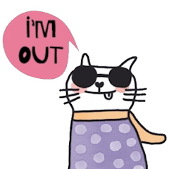 [LINEスタンプ] Love me love my cat, Pete (Animated,Eng)