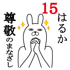 [LINEスタンプ] はるかが使う面白名前スタンプ15