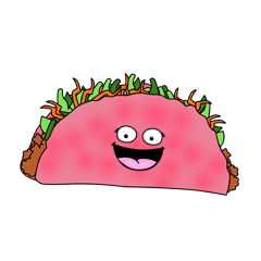 [LINEスタンプ] Rose the taco