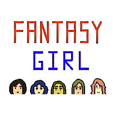 [LINEスタンプ] FANTASY GIRL