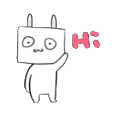 [LINEスタンプ] Squarebbit