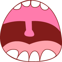 [LINEスタンプ] Cool Mouth Expressions set 1