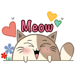 [LINEスタンプ] Mee Tang Fat Cat 2の画像（メイン）