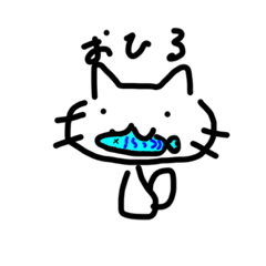 [LINEスタンプ] 手描きのゆるい猫