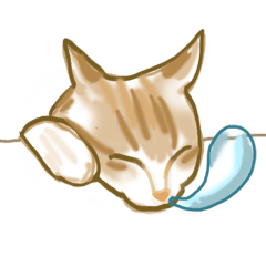 [LINEスタンプ] Lazy Cat's Daily Life