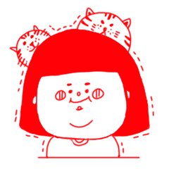 [LINEスタンプ] The obese siblings daily - First version
