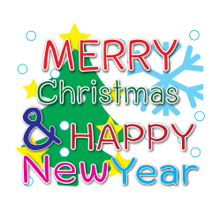 [LINEスタンプ] Merry X'mas and Happy New Year .