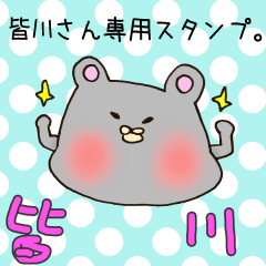 [LINEスタンプ] 皆川さん専用スタンプ