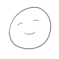 [LINEスタンプ] まるい人の生活スタンプの画像（メイン）