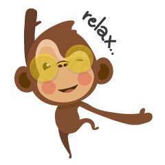 [LINEスタンプ] The Crazy Monkeys