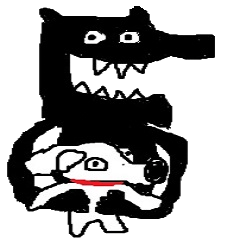 [LINEスタンプ] Wolf！ Wolf！の画像（メイン）