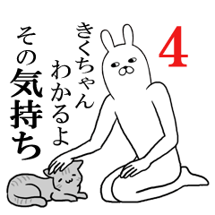 [LINEスタンプ] きくちゃんが使う面白名前スタンプ4