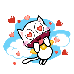 [LINEスタンプ] Cute cat dal-kong 2