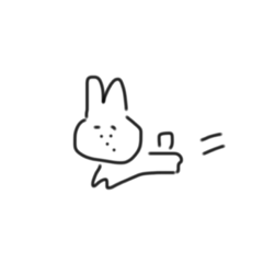 [LINEスタンプ] かわいいうさ