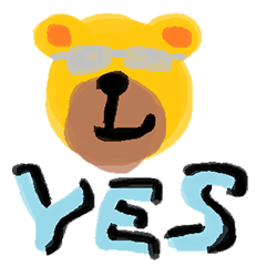 [LINEスタンプ] Yellow Bear By MeBuddestの画像（メイン）