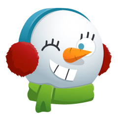 [LINEスタンプ] Snowmoji - Snowman Emoji Animated