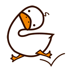 [LINEスタンプ] Smile: Goose 1.0の画像（メイン）