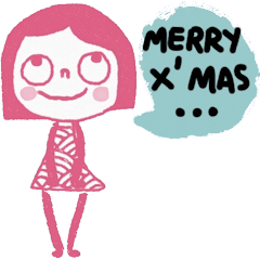 [LINEスタンプ] Pinky is cool and calm. th