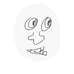 [LINEスタンプ] Ugly cute guy