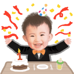 [LINEスタンプ] Happy Birthday to YAの画像（メイン）