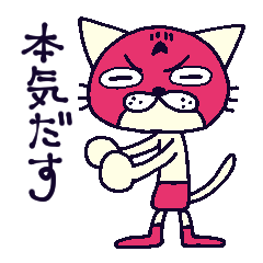 [LINEスタンプ] 覆面ディスにゃんの画像（メイン）